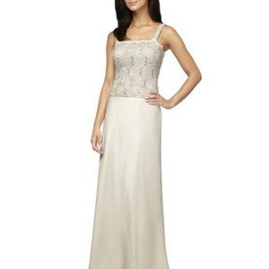 Alex Evenings Sleeveless A-Line Dress Gown Women's Size 14W